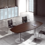 boardroom-wenge-wood-silver-finish